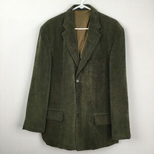 LaCrosse Men's Green Corduroy Blazer Sports Coat size 42L